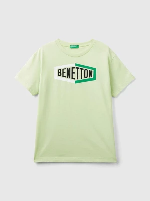 Benetton Koszulka w kolorze limonkowym rozmiar: 122