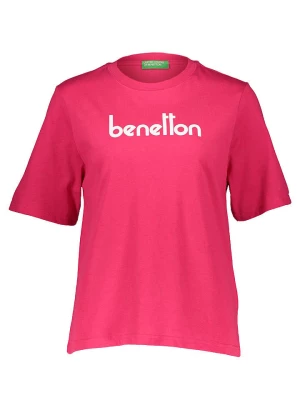 Benetton Koszulka w kolorze różowym rozmiar: L
