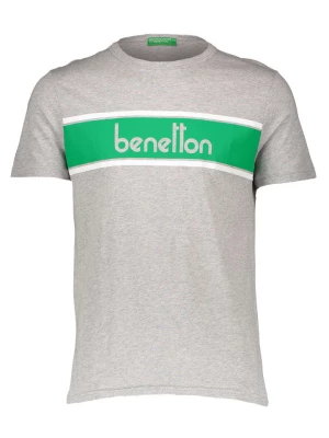 Benetton Koszulka w kolorze szaro-zielonym rozmiar: M