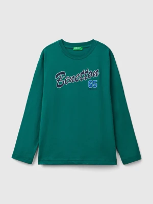 Benetton Koszulka w kolorze zielonym rozmiar: 122