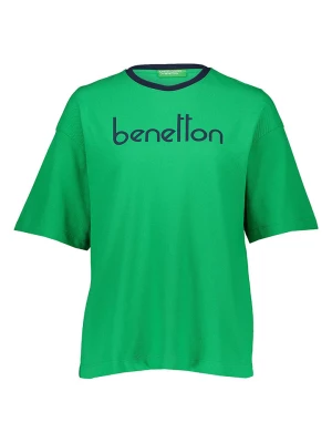 Benetton Koszulka w kolorze zielonym rozmiar: M