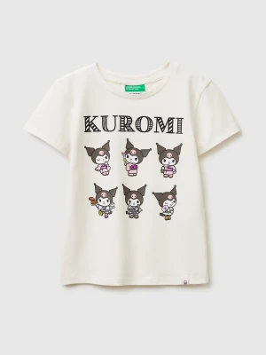 Benetton, Kuromi Hello Kitty T-shirt, Size: XL, Creamy White, Kids United Colors of Benetton