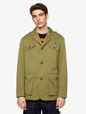 Benetton Kurtka przejściowa w kolorze khaki rozmiar: M