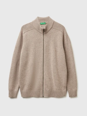 Benetton, L/s Cardigan, Size: XS, Dove Gray, Men United Colors of Benetton
