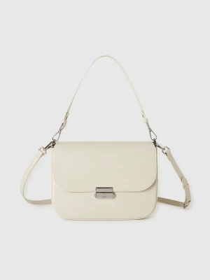 Benetton, Large Cream Be Bag With Coconut Print, Size: OS, Creamy White, Women United Colors of Benetton