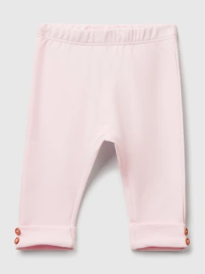 Benetton, Leggings In Pure Cotton, size 82, Pink, Kids United Colors of Benetton