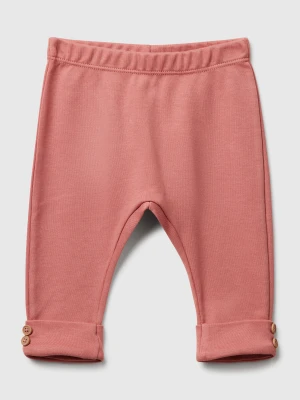 Benetton, Leggings In Pure Cotton, size 82, Salmon, Kids United Colors of Benetton