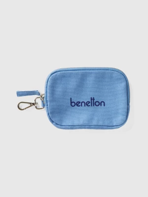 Benetton, Light Blue Keychain And Coin Purse, size OS, Light Blue, Women United Colors of Benetton