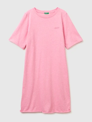 Benetton, Lightweight Cotton Nightgown, Size: XXS, Pink, Women United Colors of Benetton