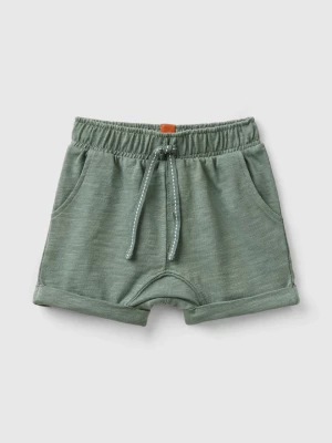 Benetton, Lightweight Cotton Shorts, size 50, Military Green, Kids United Colors of Benetton