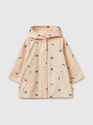 Benetton, Lightweight Jacket With Cherries, Size: 116, Soft Pink, Kids United Colors of Benetton