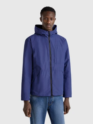 Benetton, Lightweight Nylon Jacket, size XL, Blue, Men United Colors of Benetton