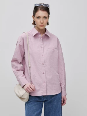 Benetton, Lightweight Striped Shirt, Size: XS, Pink, Women United Colors of Benetton