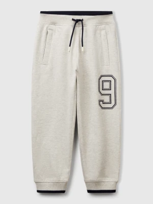 Benetton, Lightweight Sweatpants, size S, Light Gray, Kids United Colors of Benetton