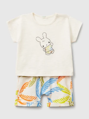 Benetton, Lightweight T-shirt And Shorts Set, size 82, Multi-color, Kids United Colors of Benetton