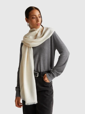 Benetton, Lightweight Viscose Blend Scarf, size OS, Creamy White, Women United Colors of Benetton