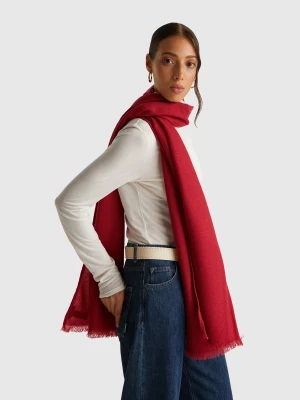 Benetton, Lightweight Viscose Blend Scarf, Size: OS, Strawberry, Women United Colors of Benetton