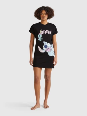 Benetton, Lilo & Stitch ©disney Nightshirt, size XXS, Black, Women United Colors of Benetton