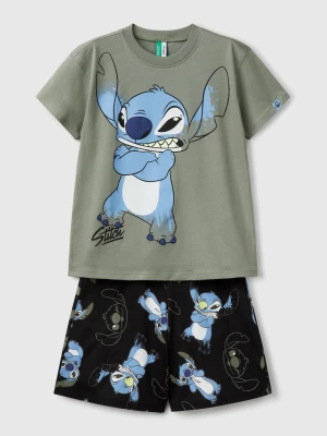 Benetton, Lilo & Stitch ©disney Short Pyjamas, size XXS, Light Green, Kids United Colors of Benetton