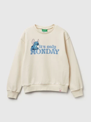 Benetton, Lilo & Stitch ©disney Sweatshirt, Size: S, Creamy White, Kids United Colors of Benetton