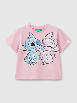 Benetton, Lilo & Stitch ©disney T-shirt In Cotton, size 116, Pink, Kids United Colors of Benetton