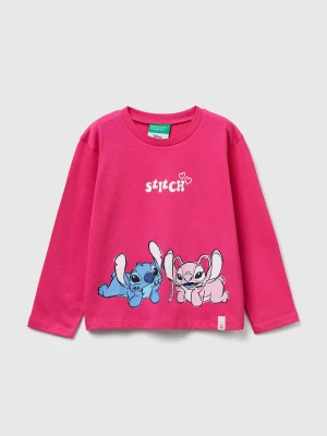 Benetton, Lilo & Stitch ©disney T-shirt, Size: 104, Fuchsia, Kids United Colors of Benetton