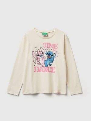 Benetton, Lilo & Stitch ©disney T-shirt, Size: 3XL, Creamy White, Kids United Colors of Benetton