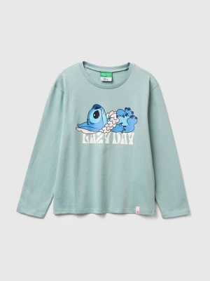Benetton, Lilo & Stitch ©disney T-shirt, Size: XL, Aqua, Kids United Colors of Benetton
