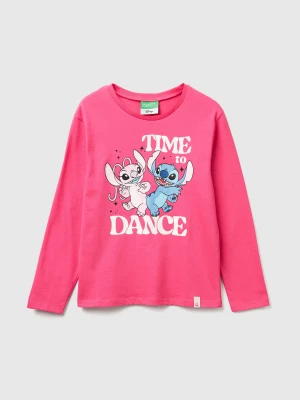Benetton, Lilo & Stitch ©disney T-shirt, Size: XL, Fuchsia, Kids United Colors of Benetton