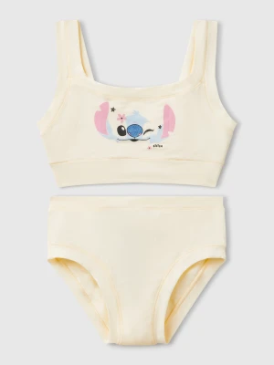 Benetton, Lilo & Stitch ©disney Top And Bottoms Set, size 2XL, Creamy White, Kids United Colors of Benetton