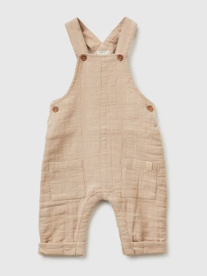 Benetton, Lined Overalls, Size: 82, Beige, Kids United Colors of Benetton