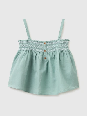 Benetton, Linen Blend Top, Size: XL, Aqua, Kids United Colors of Benetton