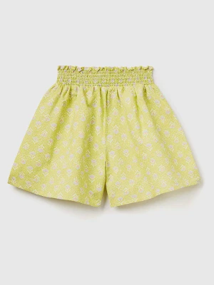 Benetton Lniane szorty w kolorze żółtym rozmiar: 160