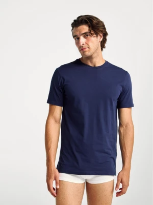 Benetton, Long Fiber Cotton T-shirt, Size: XL, Dark Blue, Men United Colors of Benetton