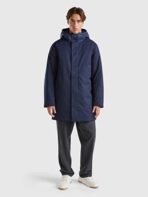 Benetton, Long "rain Defender" Parka, size L, Dark Blue, Men United Colors of Benetton