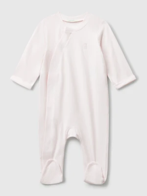 Benetton, Long Sleeve Onesie, Soft Pink, Kids United Colors of Benetton