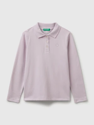 Benetton, Long Sleeve Polo In Cotton, Size: XL, Kids United Colors of Benetton