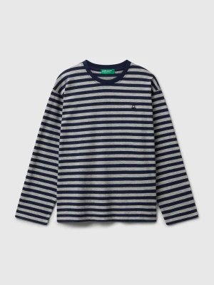 Benetton, Long Sleeve Striped T-shirt, Size: XL, Dark Blue, Kids United Colors of Benetton