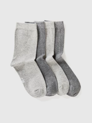 Benetton, Long Sock Set, size 35-38, Gray, Kids United Colors of Benetton