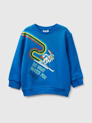 Benetton, Looney Tunes X Olympic Collection Blue Sweatshirt, Size: 116, Blue, Kids United Colors of Benetton
