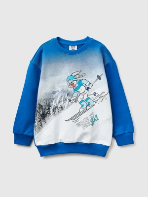 Benetton, Looney Tunes X Olympic Collection Blue Sweatshirt, Size: XL, Blue, Kids United Colors of Benetton