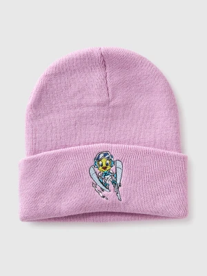 Benetton, Looney Tunes X Olympic Collection Lilac Beanie, Size: S-L, Lilac, Kids United Colors of Benetton