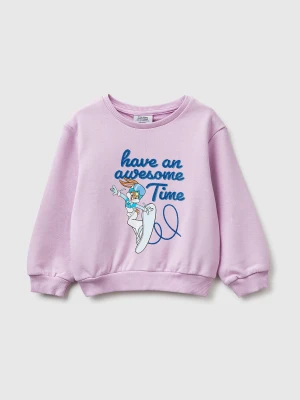 Benetton, Looney Tunes X Olympic Collection Lilac Sweatshirt, Size: 116, Lilac, Kids United Colors of Benetton