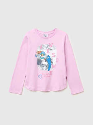 Benetton, Looney Tunes X Olympic Collection Lilac T-shirt, Size: XL, Lilac, Kids United Colors of Benetton