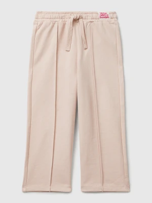 Benetton, Loose Fit Sweatpants, size 116, Soft Pink, Kids United Colors of Benetton