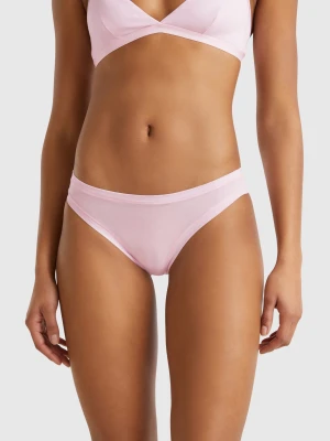 Benetton, Low-rise Underwear In Super Stretch Cotton, size OS, Lilac, Women United Colors of Benetton