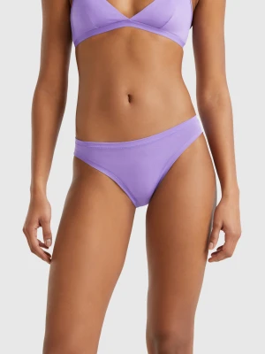 Benetton, Low-rise Underwear In Super Stretch Cotton, size OS, Periwinkle, Women United Colors of Benetton