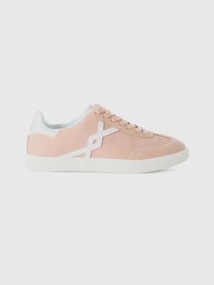 Benetton, Low-top Sneakers In Imitation Leather, size 36, Nude, Women United Colors of Benetton