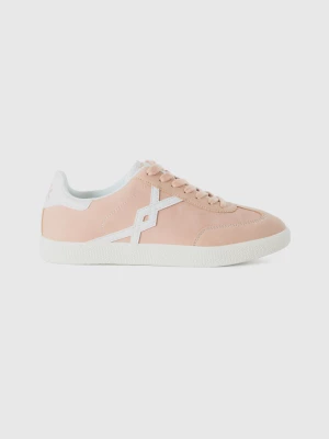 Benetton, Low-top Sneakers In Imitation Leather, size 37, Nude, Women United Colors of Benetton