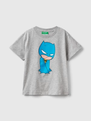Benetton, Marl Gray Batman ©&™ Dc Comics T-shirt, size 104, Gray, Kids United Colors of Benetton